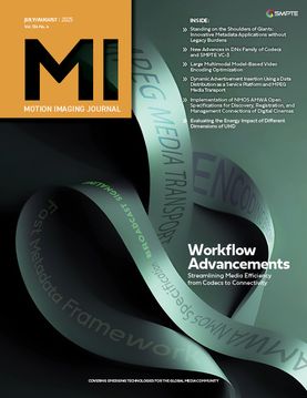 SMPTE Motion Imaging Journal cover