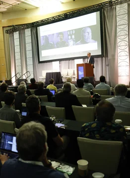 Photo of a paper session at an SMPTE conference